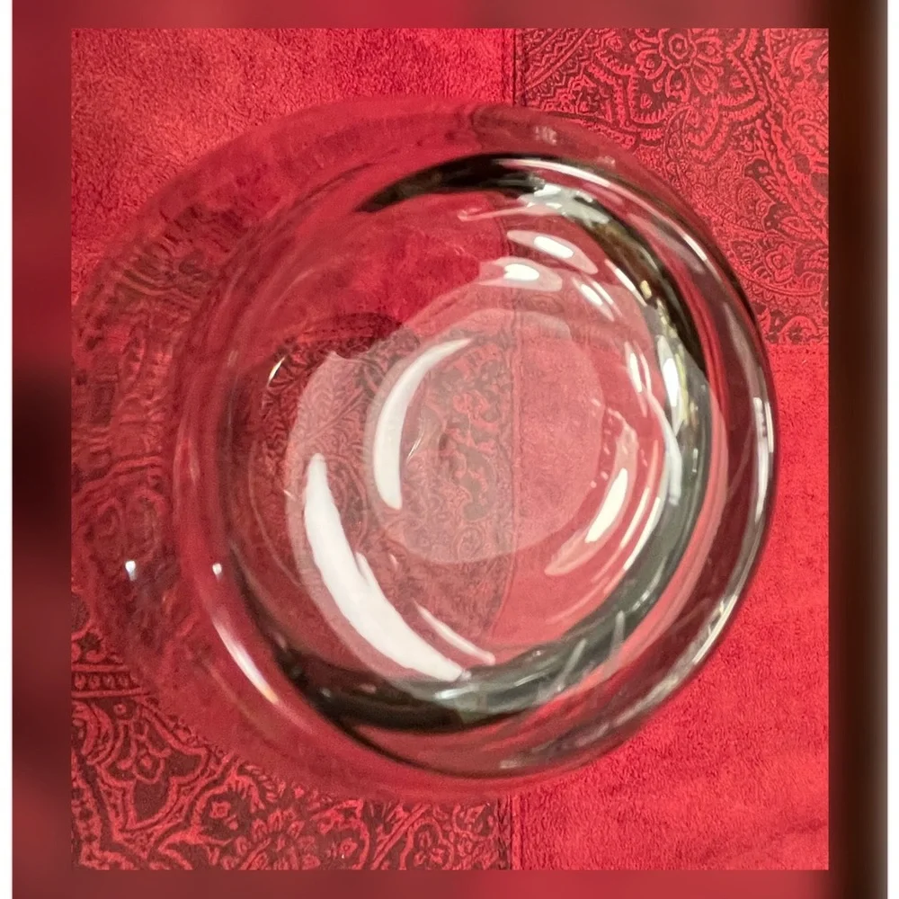 Pier 1-Clear Etched Swirl Tumblers-Set of Four